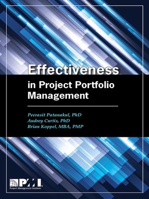 cover image of Effectiveness in Project Portfolio Management